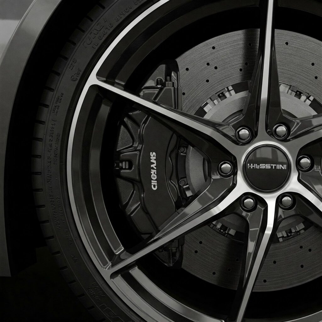 Black Brake Wheel