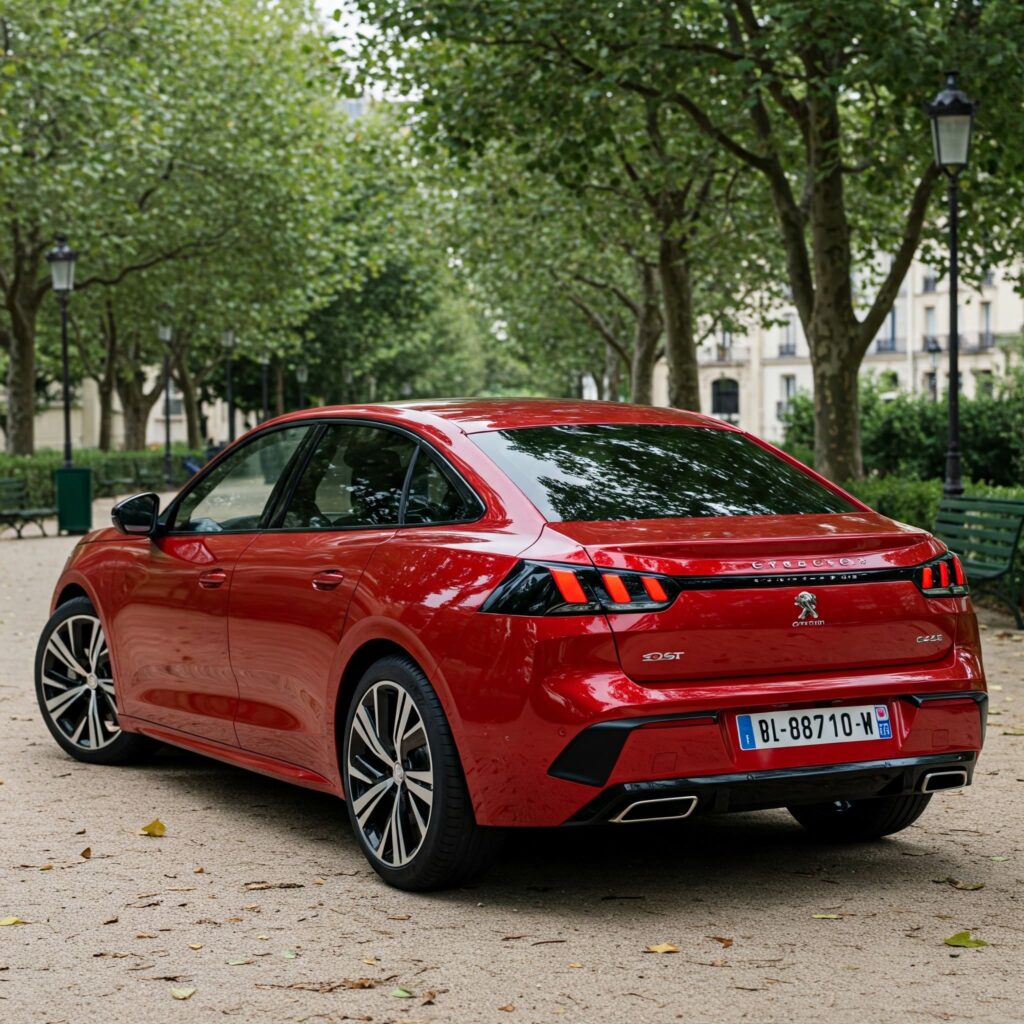 Red European Car