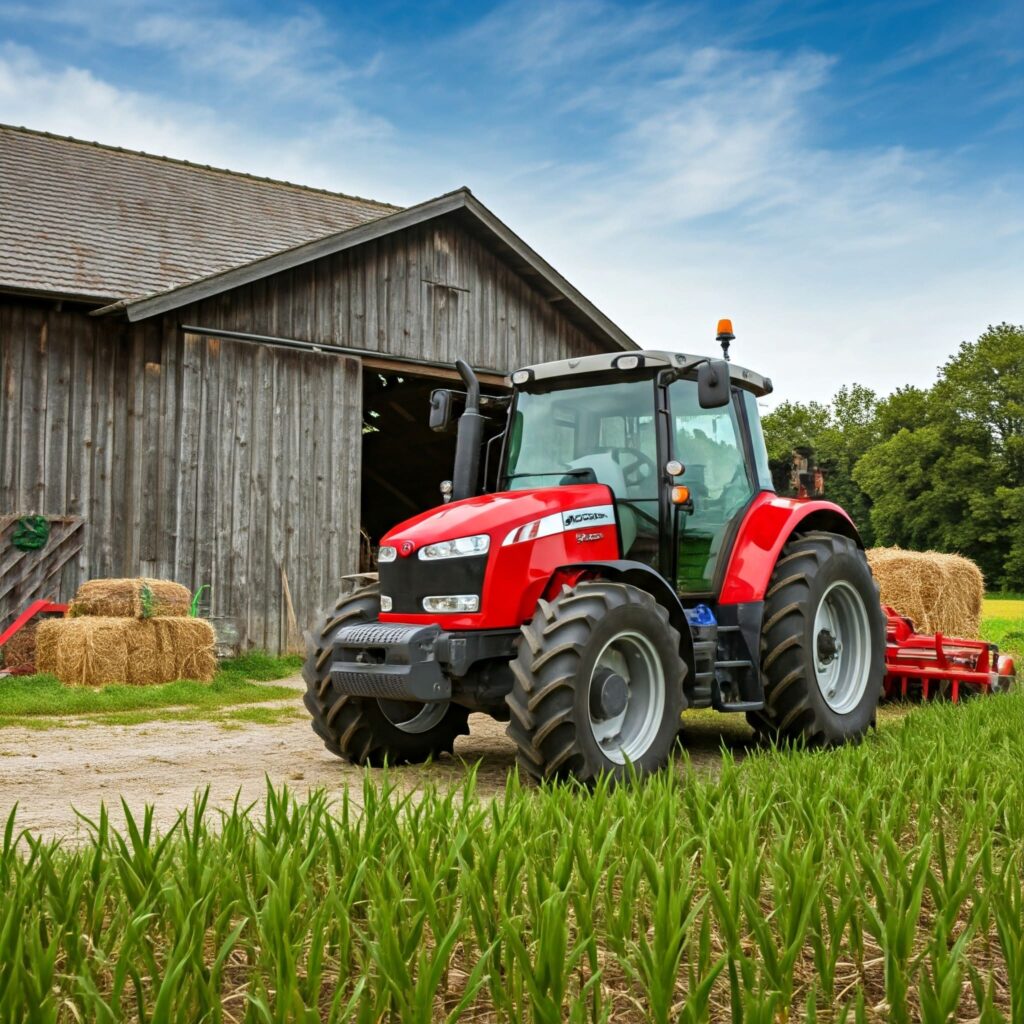 Red Massey Ferguson Tractor