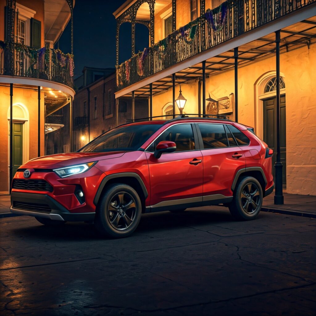 Red Toyota Suv