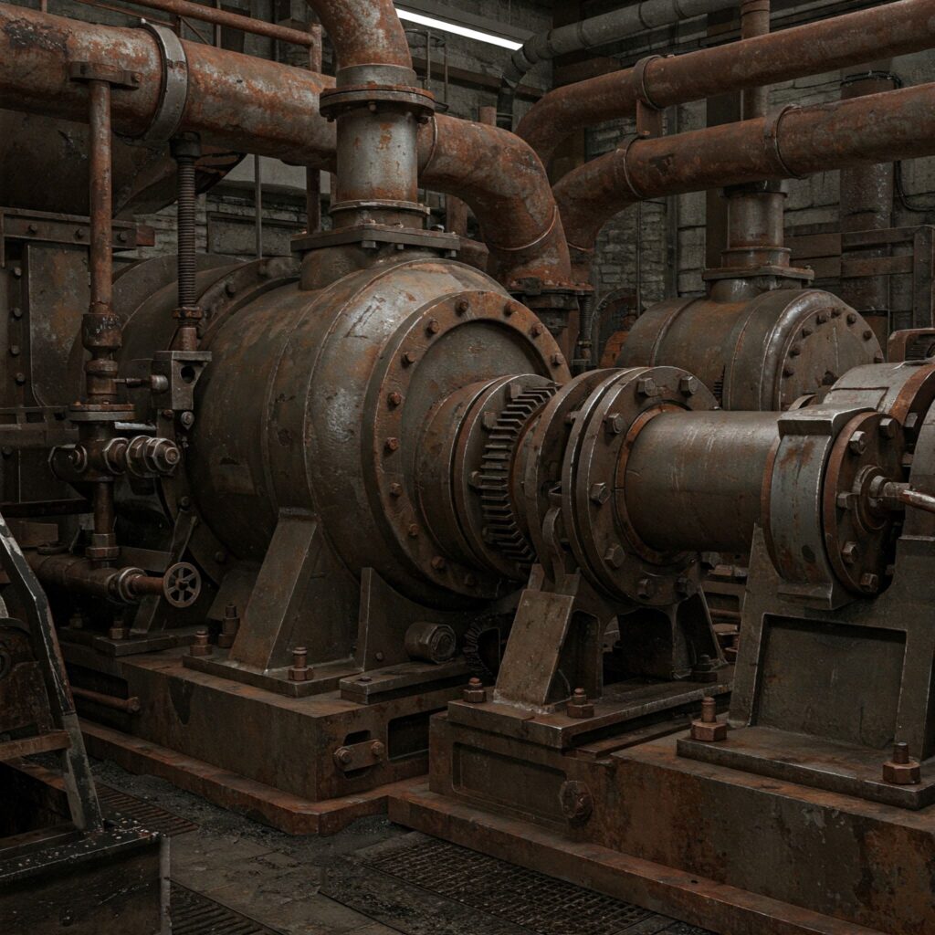 Rusted Factory Equipment