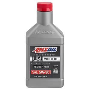 AMSOIL 5W-30 100% Synthetic High Mileage Motor Oil.