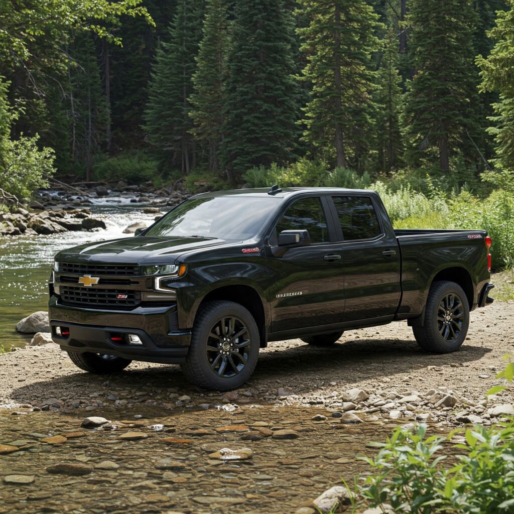 Black Chevy Pickup Truck