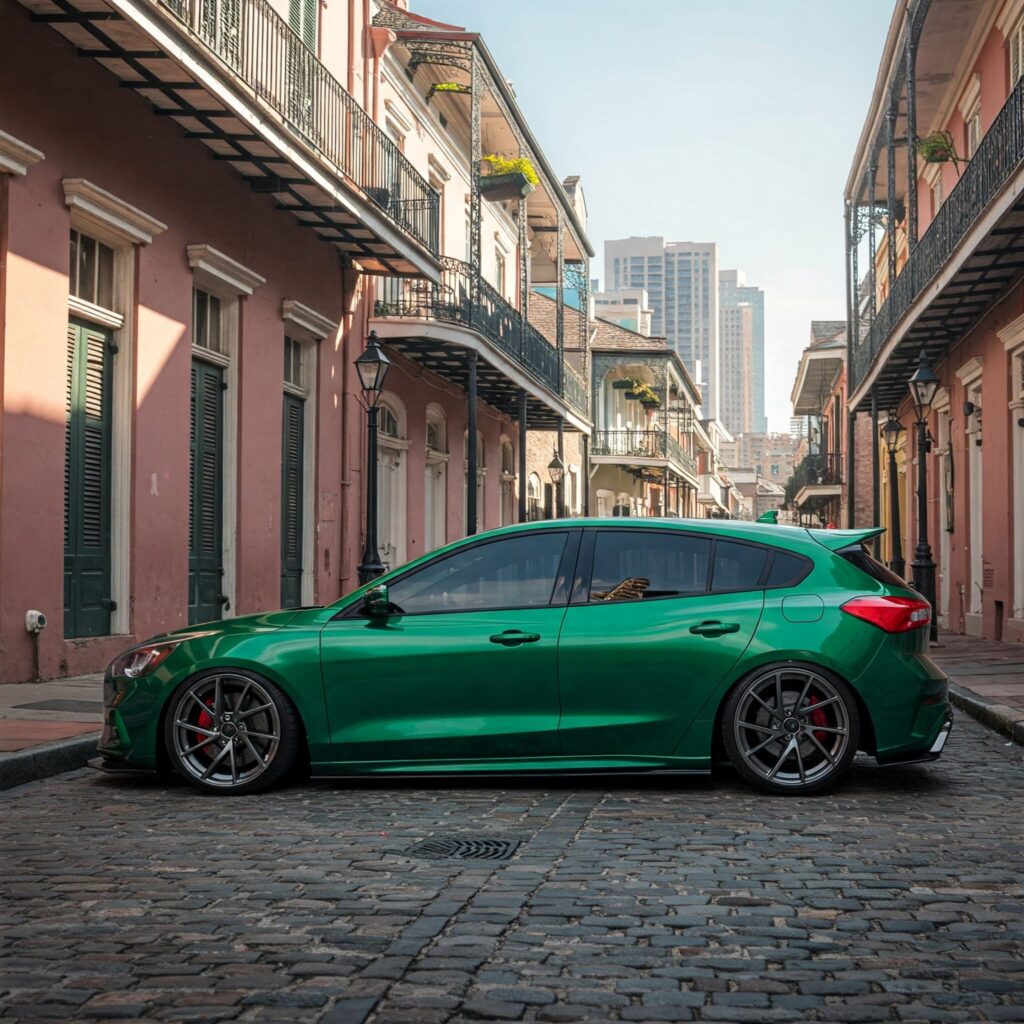 Green Dual Clutch Transmission Car