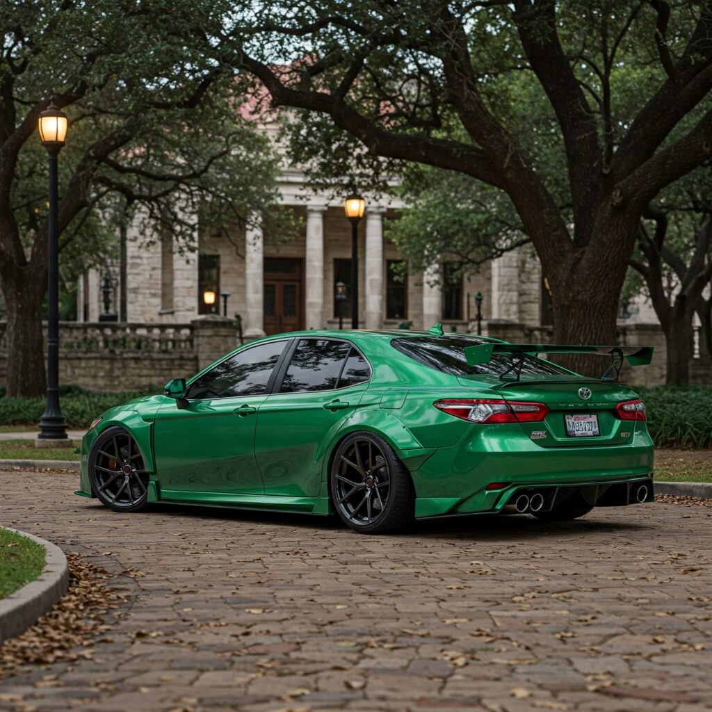 Green Toyota Car