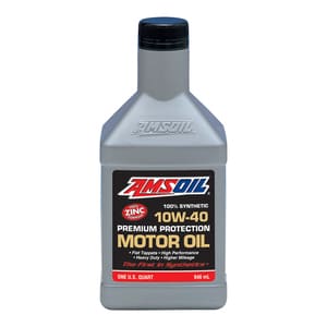 PREMIUM PROTECTION 10W-40 SYNTHETIC MOTOR OIL.