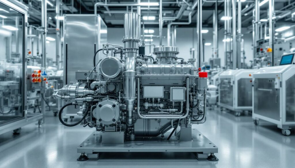 Natural Gas Engine Pharmaceutical Manufacturing Plant