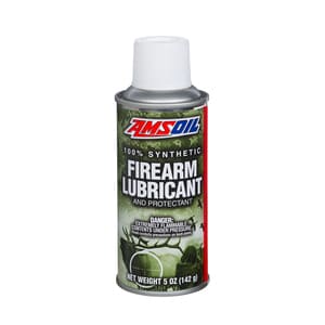 AMSOIL 100% Synthetic Firearm Lubricant and Protectant.