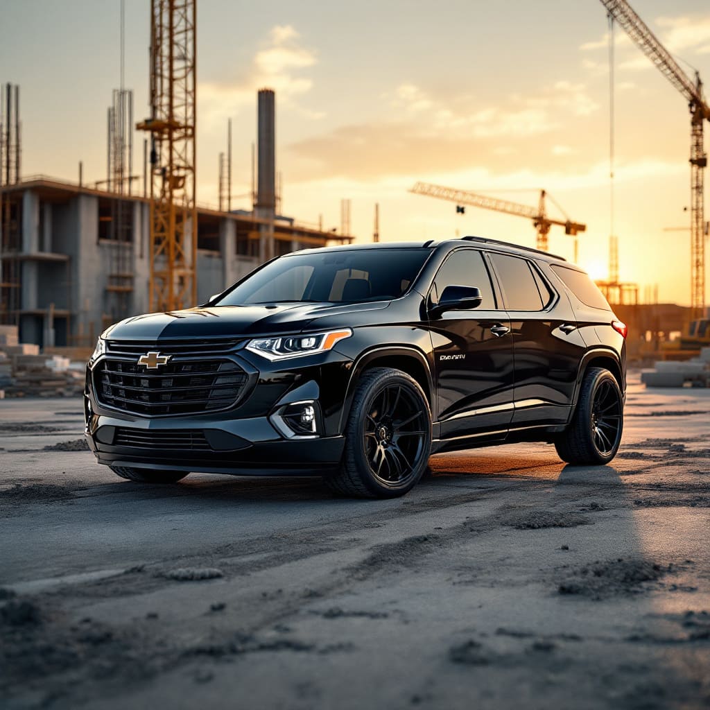 2020 Chevy Traverse Construction Site