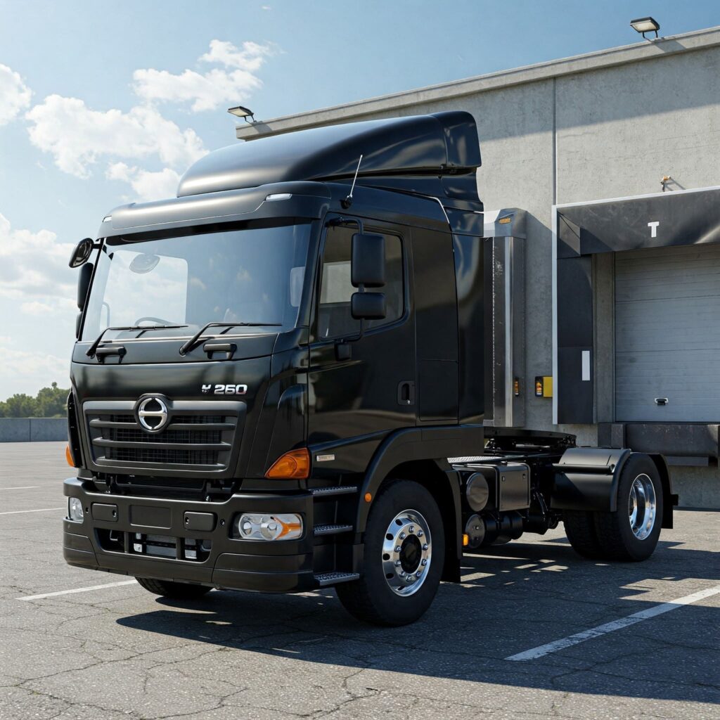 Black Hino Truck