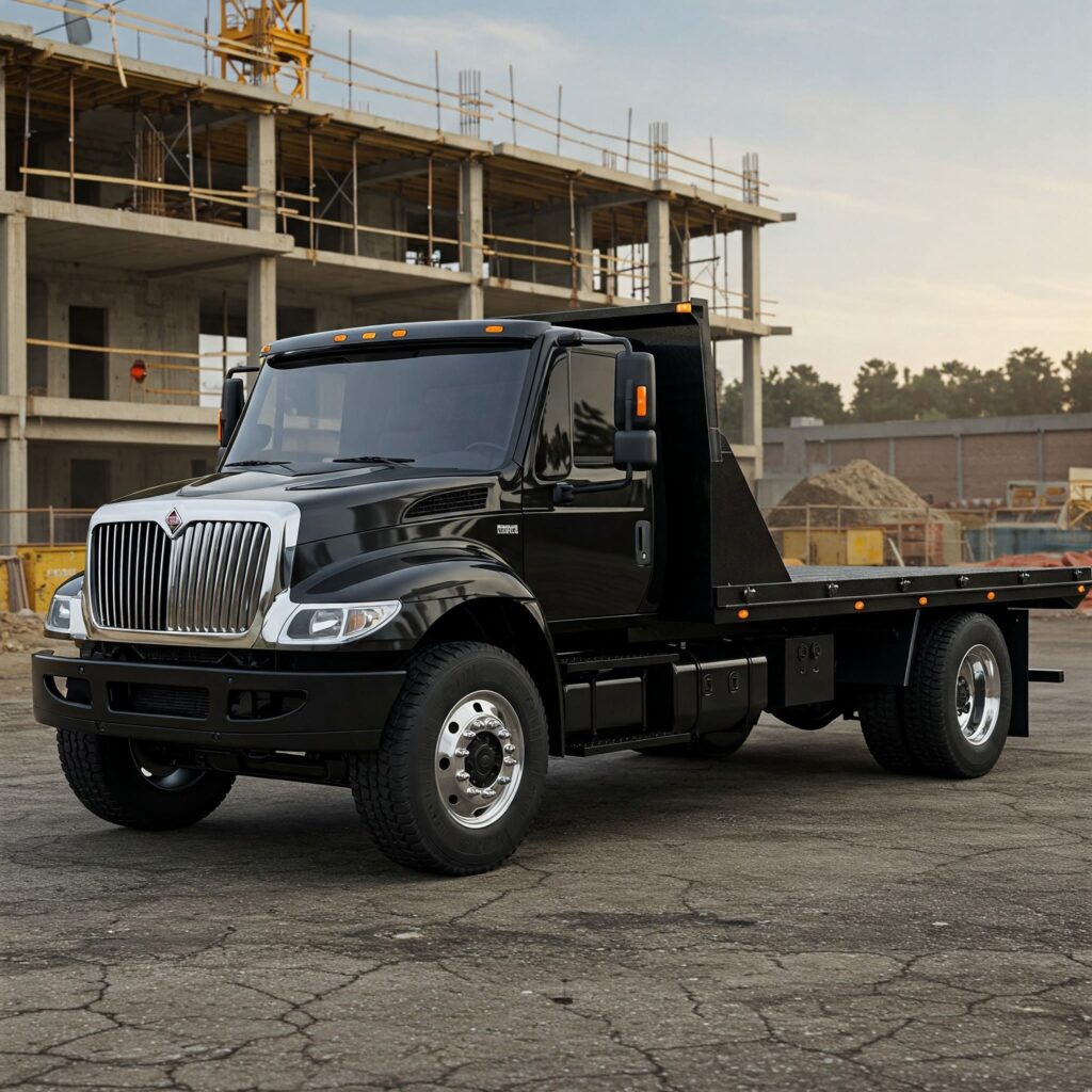 Black International 4300 Truck