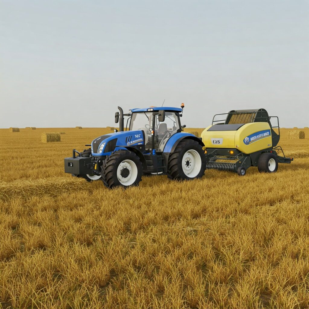 Blue New Holland Farm Tractor