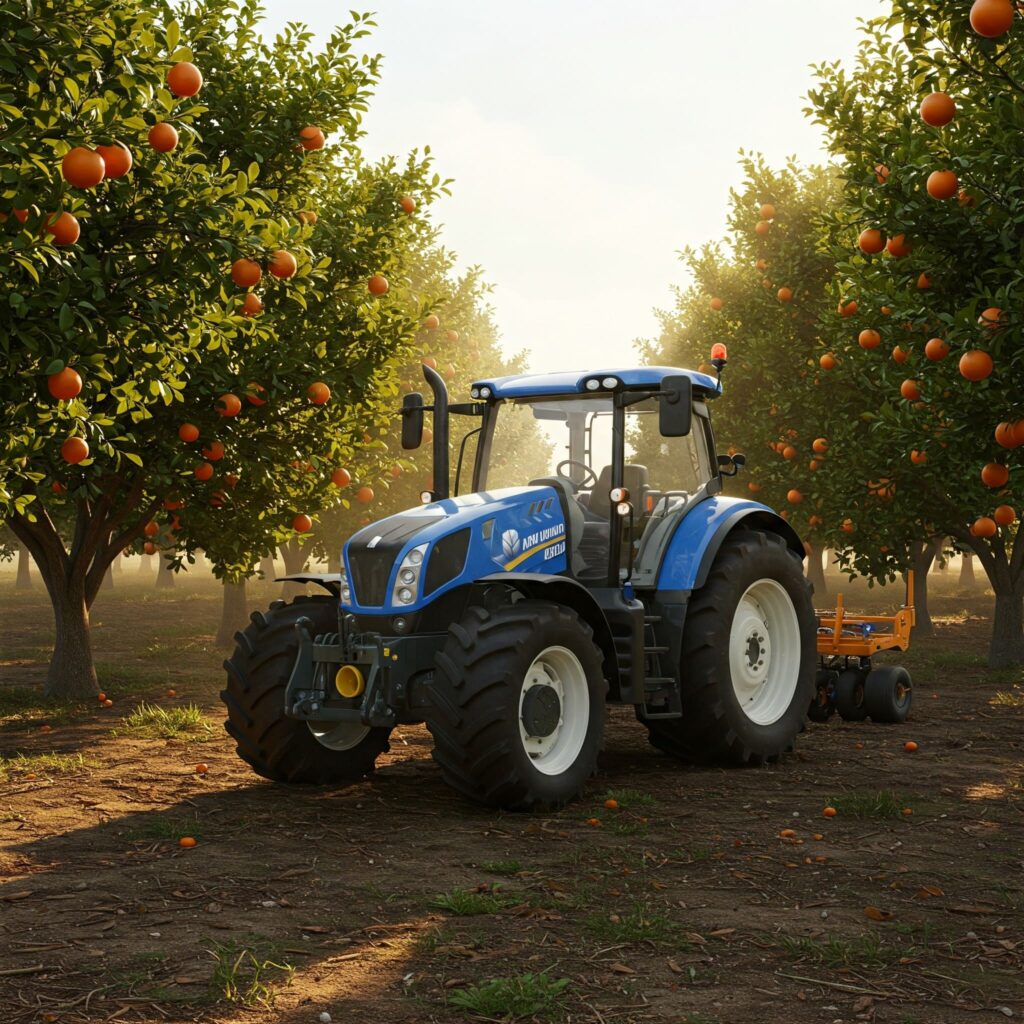 Blue New Holland Tractor