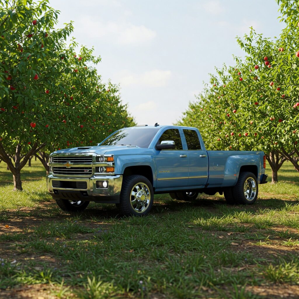 Blue Silverado 3500