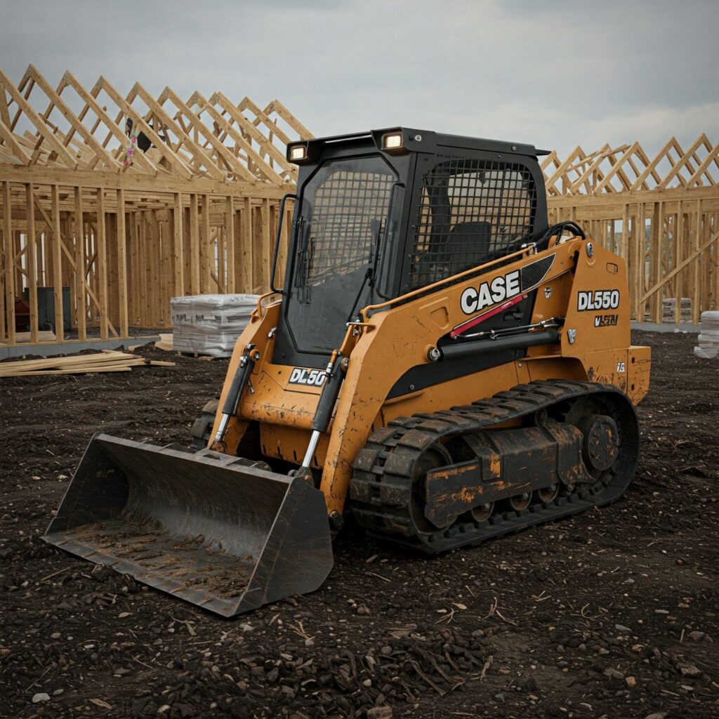 Cat Dl550 Home Construction Site