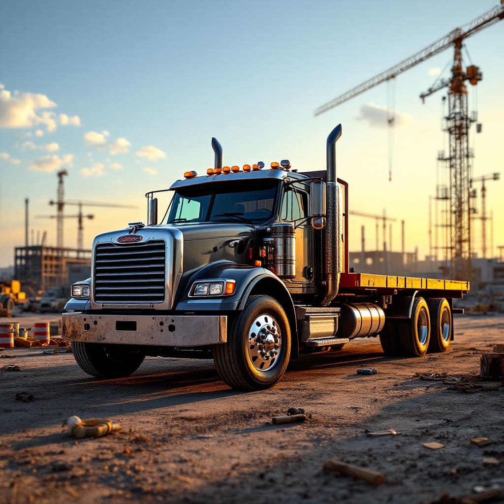 Freightliner 108sd Flatbed Truck