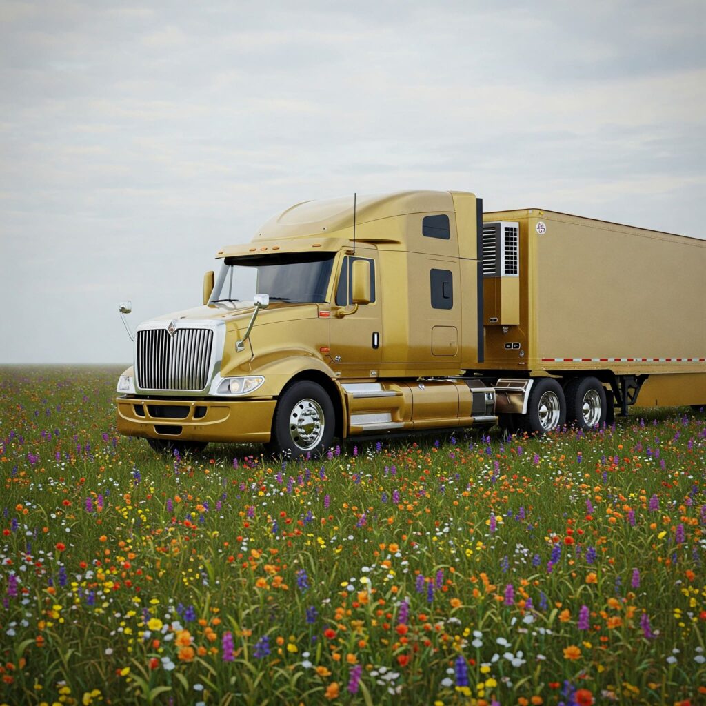 Gold International Eagle Truck