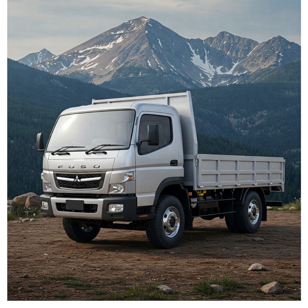 Gray Fuso Truck