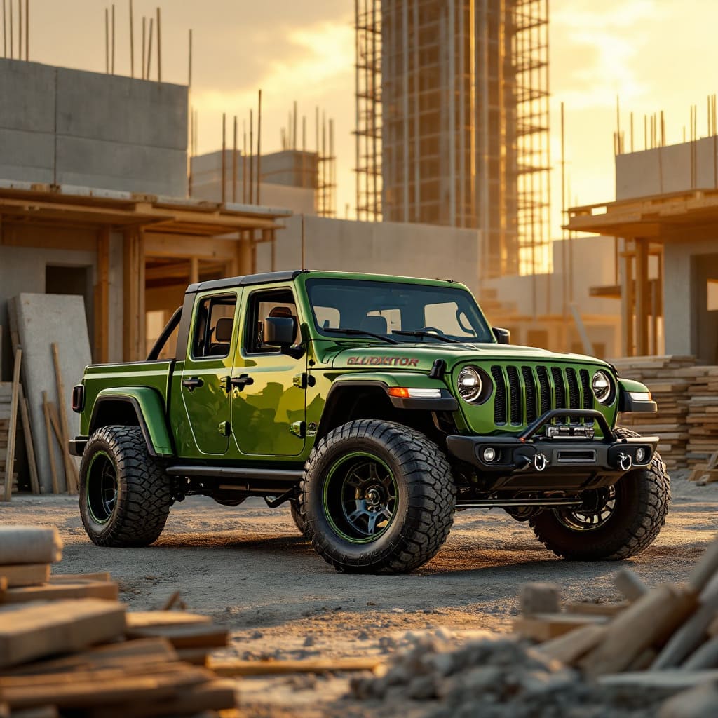 Green 2022 Jeep Gladiator