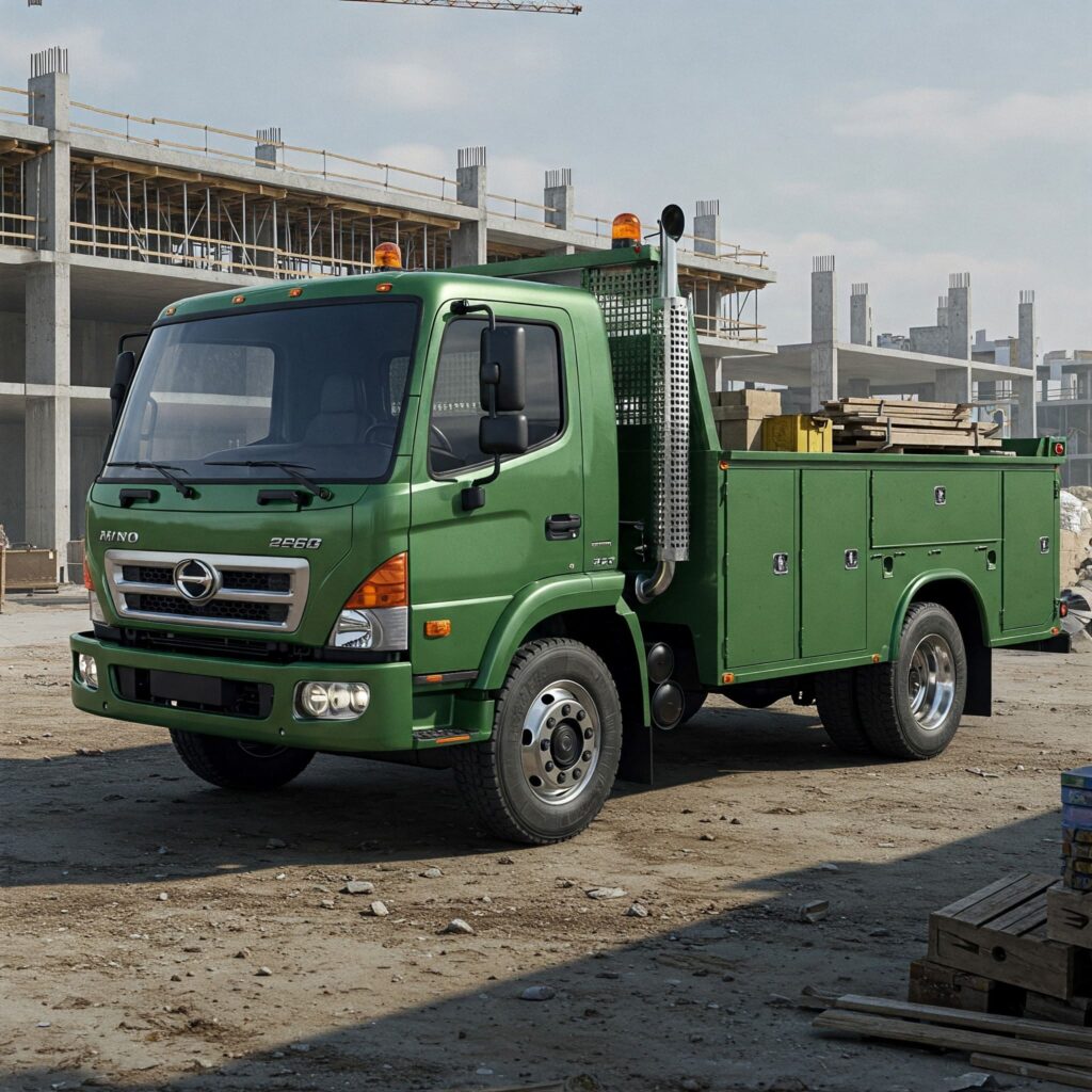 Green Hino Truck