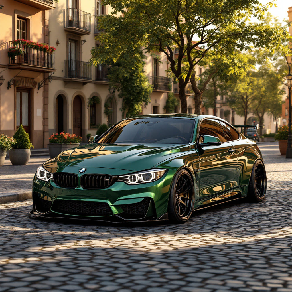 Metallic Green Bmw 430i