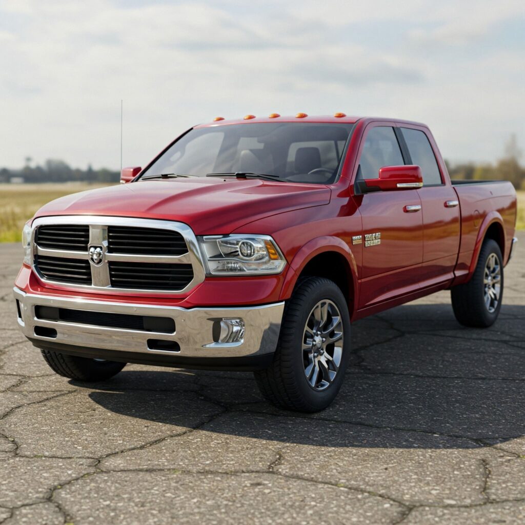 Red Dodge Pickup