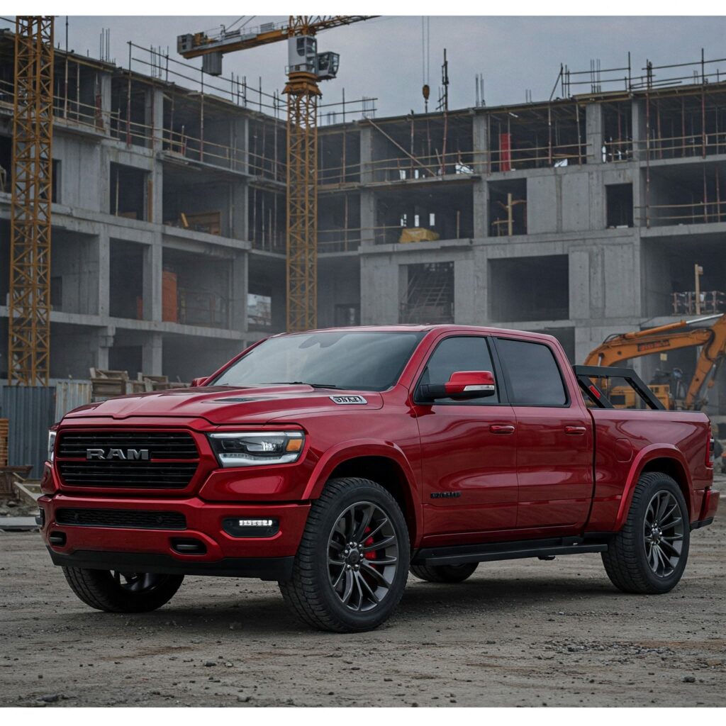 Red Dodge Ram Truck