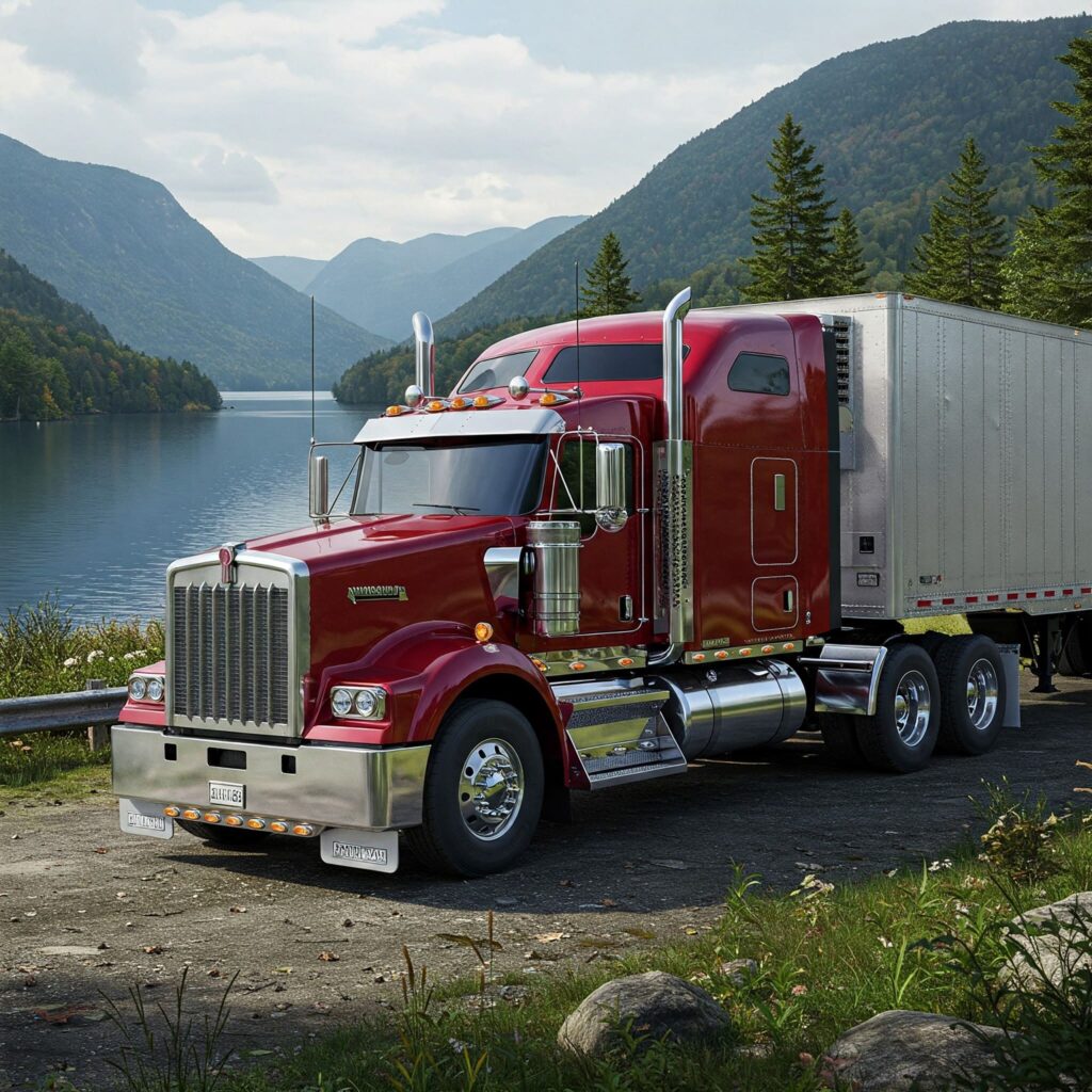 Red Kenworth Truck