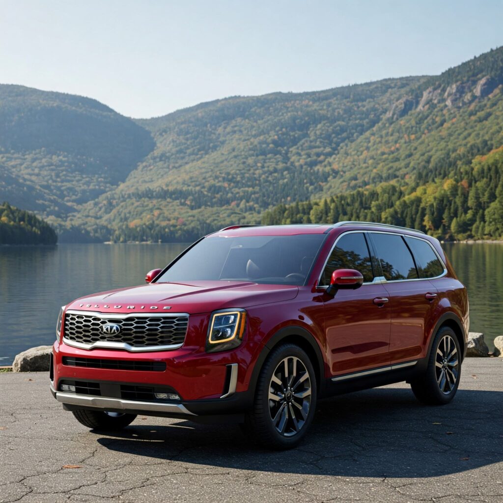 Red Kia Telluride