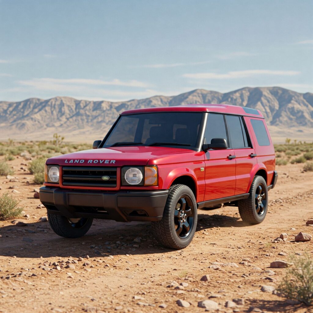 Red Overlanding Vehicle