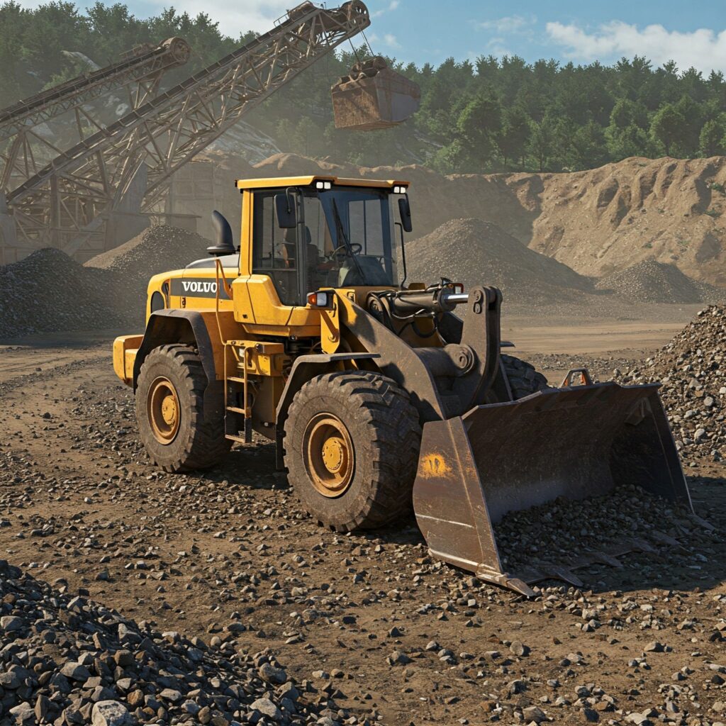 Volvo L90 Mining Site