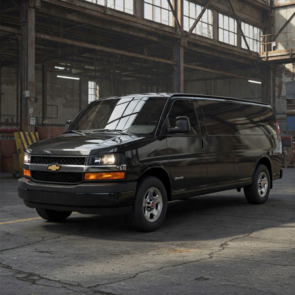 Black chevrolet express