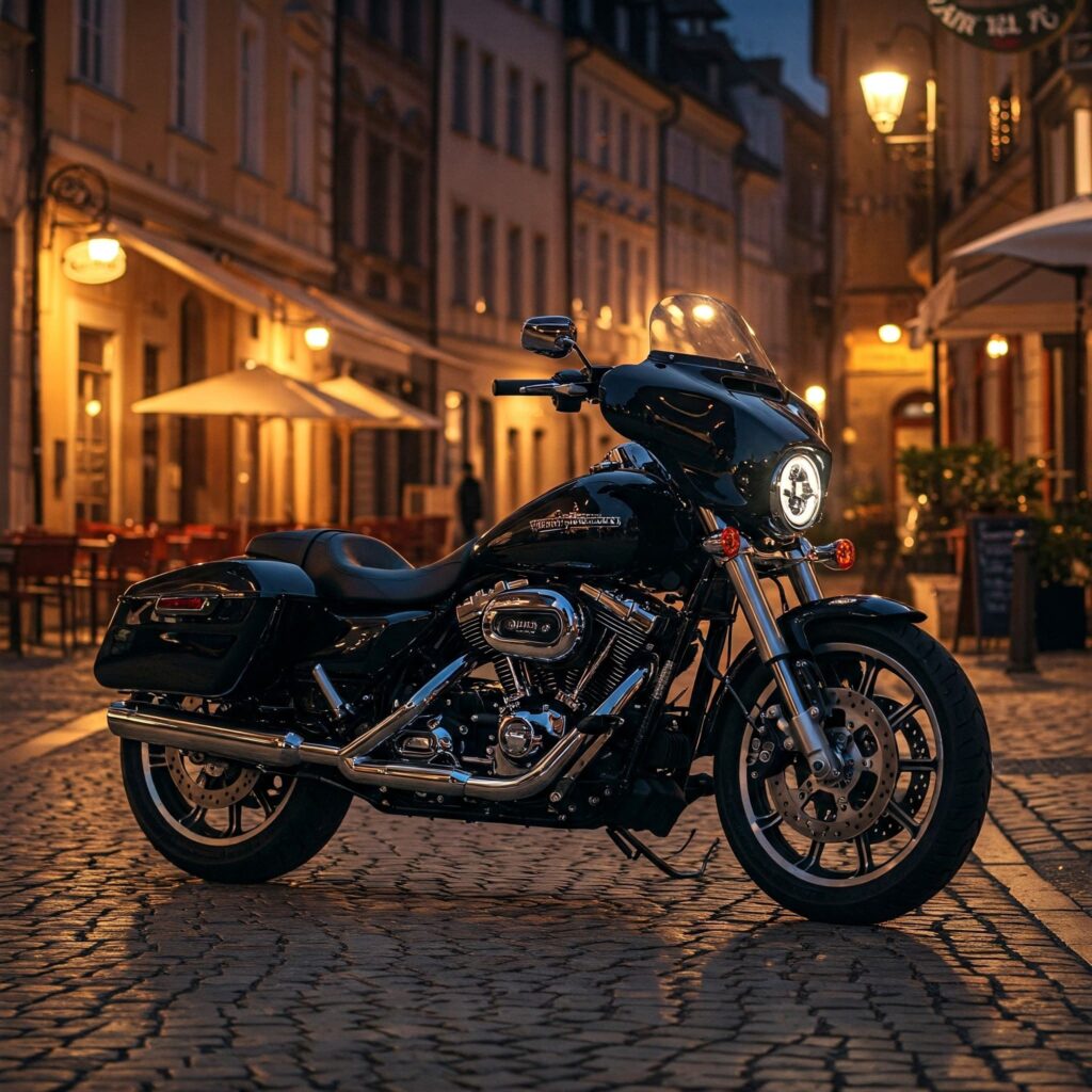 Black Harley Motorcycle