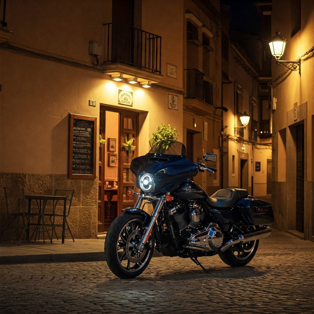 Black Harley Road King