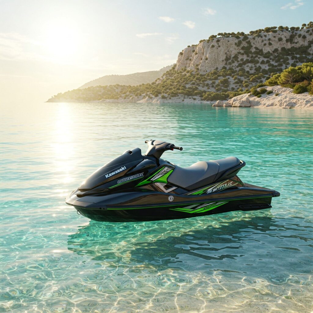 Black Kawasaki Jet Ski