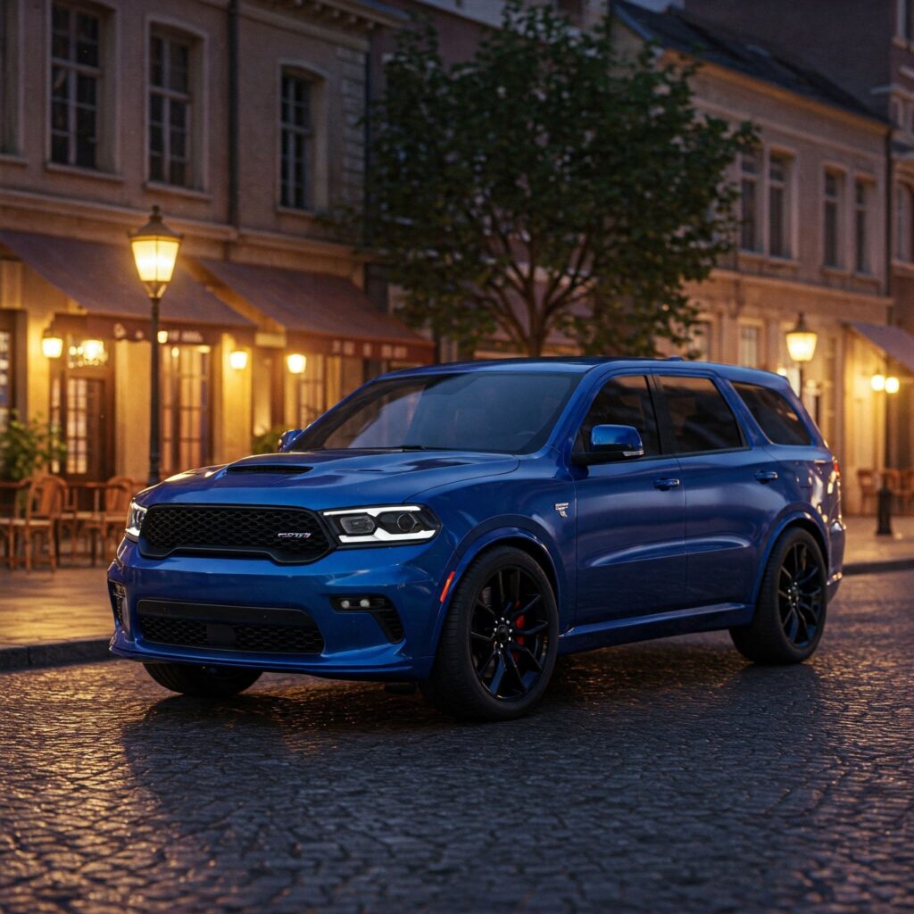 Blue dodge durango