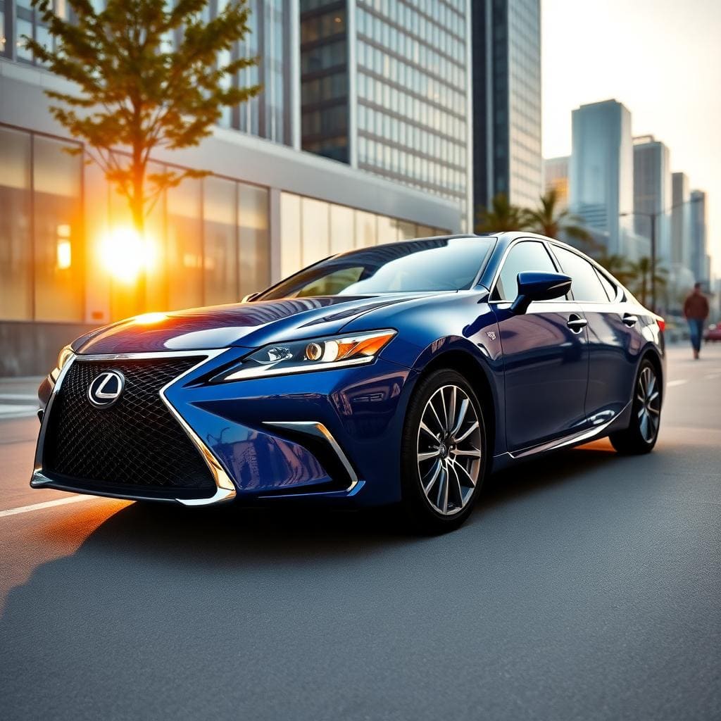 Blue Lexus Es300h