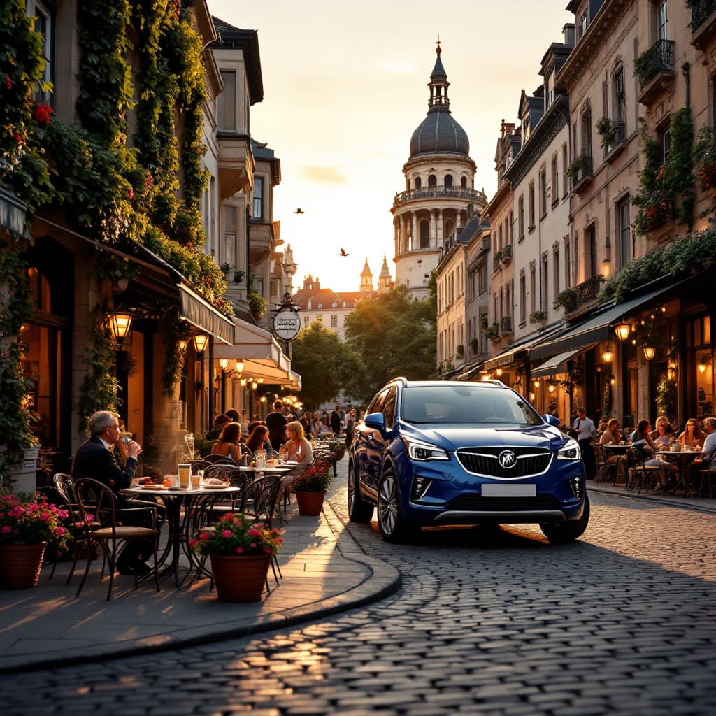 Buick Envision European Town Square