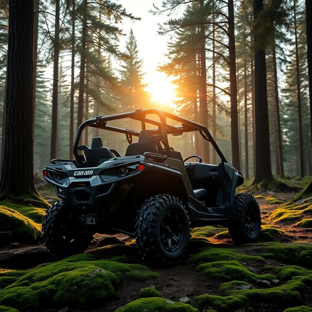 Can Am Commander 1000r Sunny Forest Trail