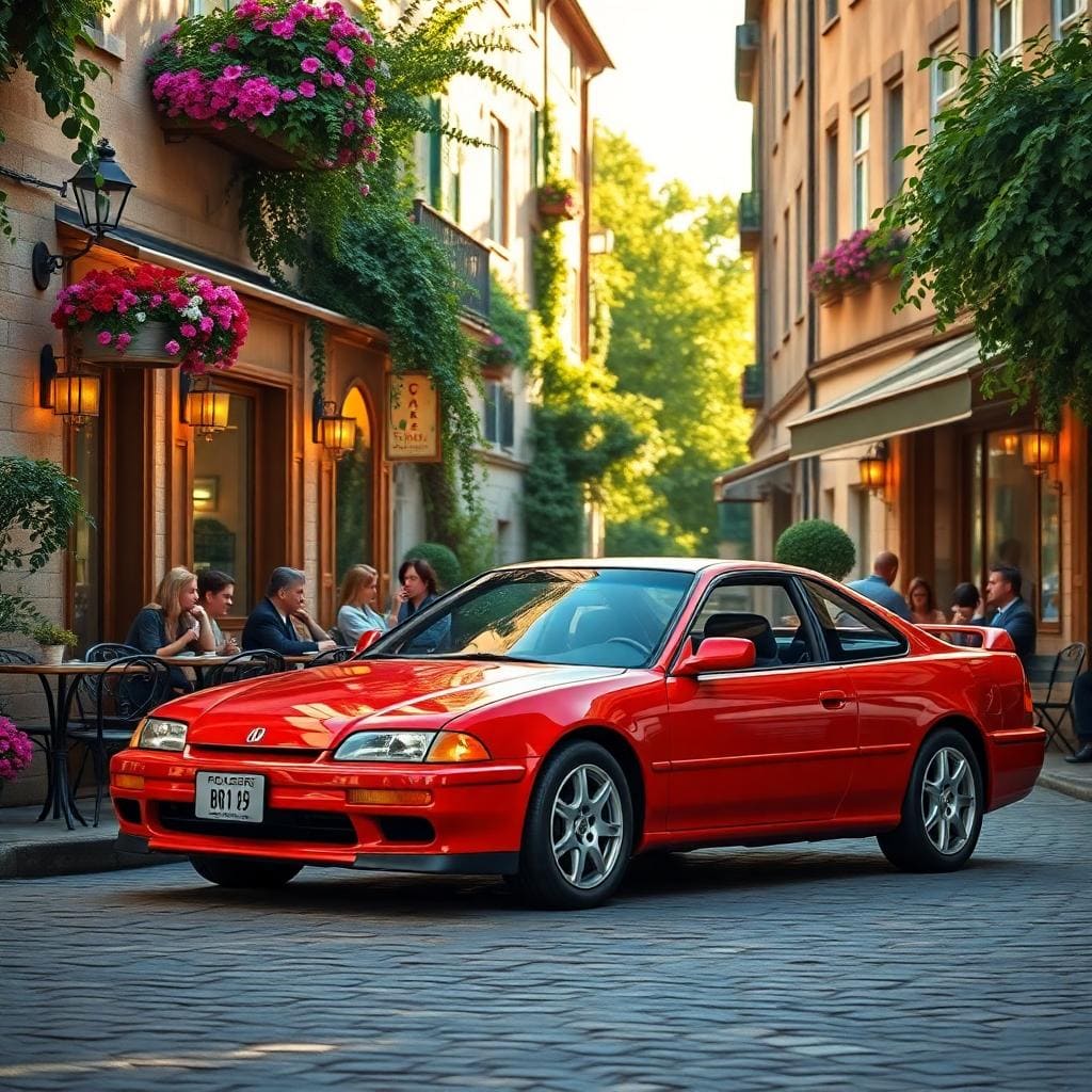 Classic Acura Integra Rustic Cafe