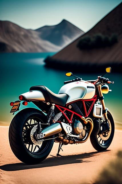 Featured image for "The Role of Synthetic Oil in Engine Longevity for 2023 Ducati* Hypermotard* 950 SP Care" blog post. Ducati bike.