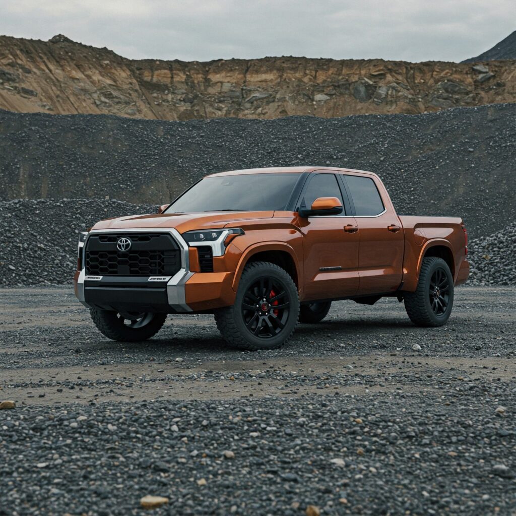 Gold toyota tundra