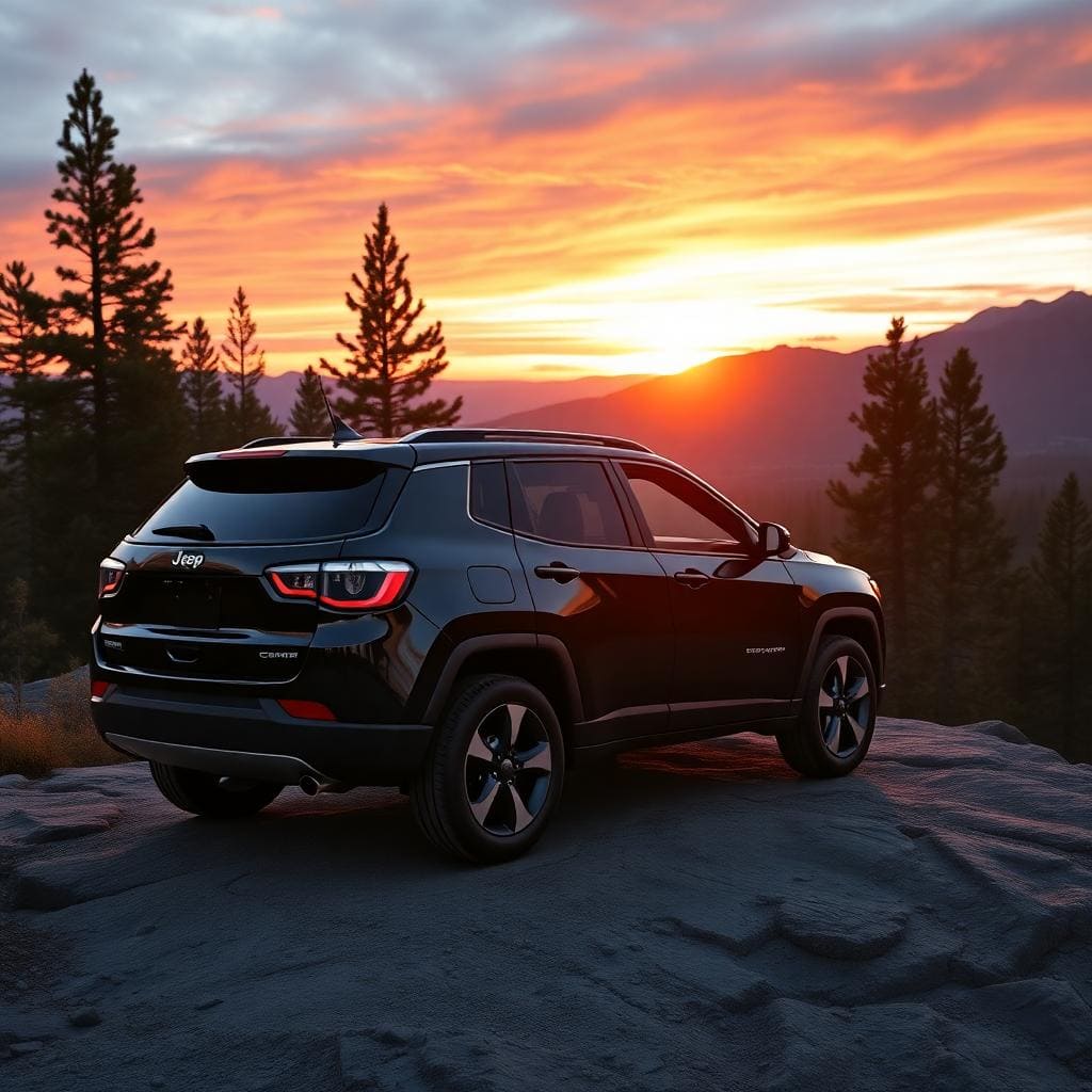 Jeep Compass Sunset National Park