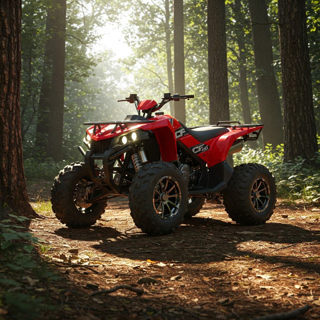 Red Cfmoto Atv