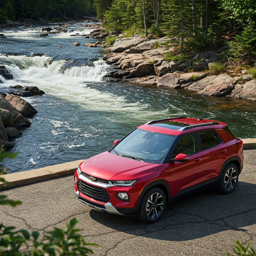 Red chevy trax