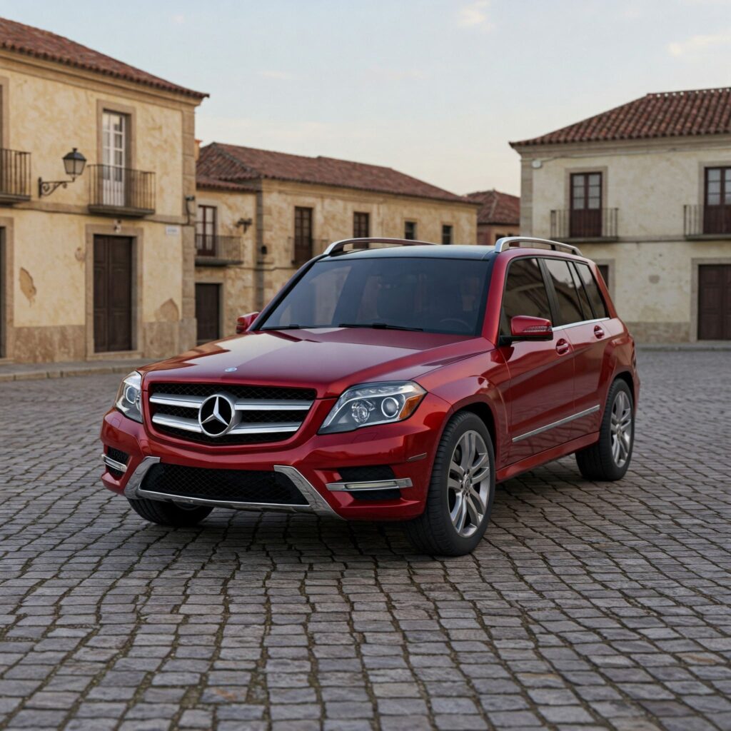 Red Mercedes Benz