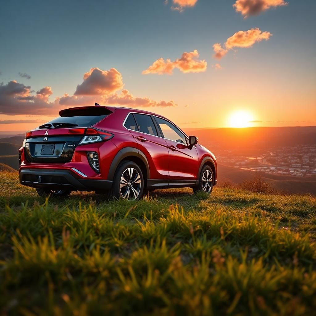 Red Mitsubishi Eclipse Cross