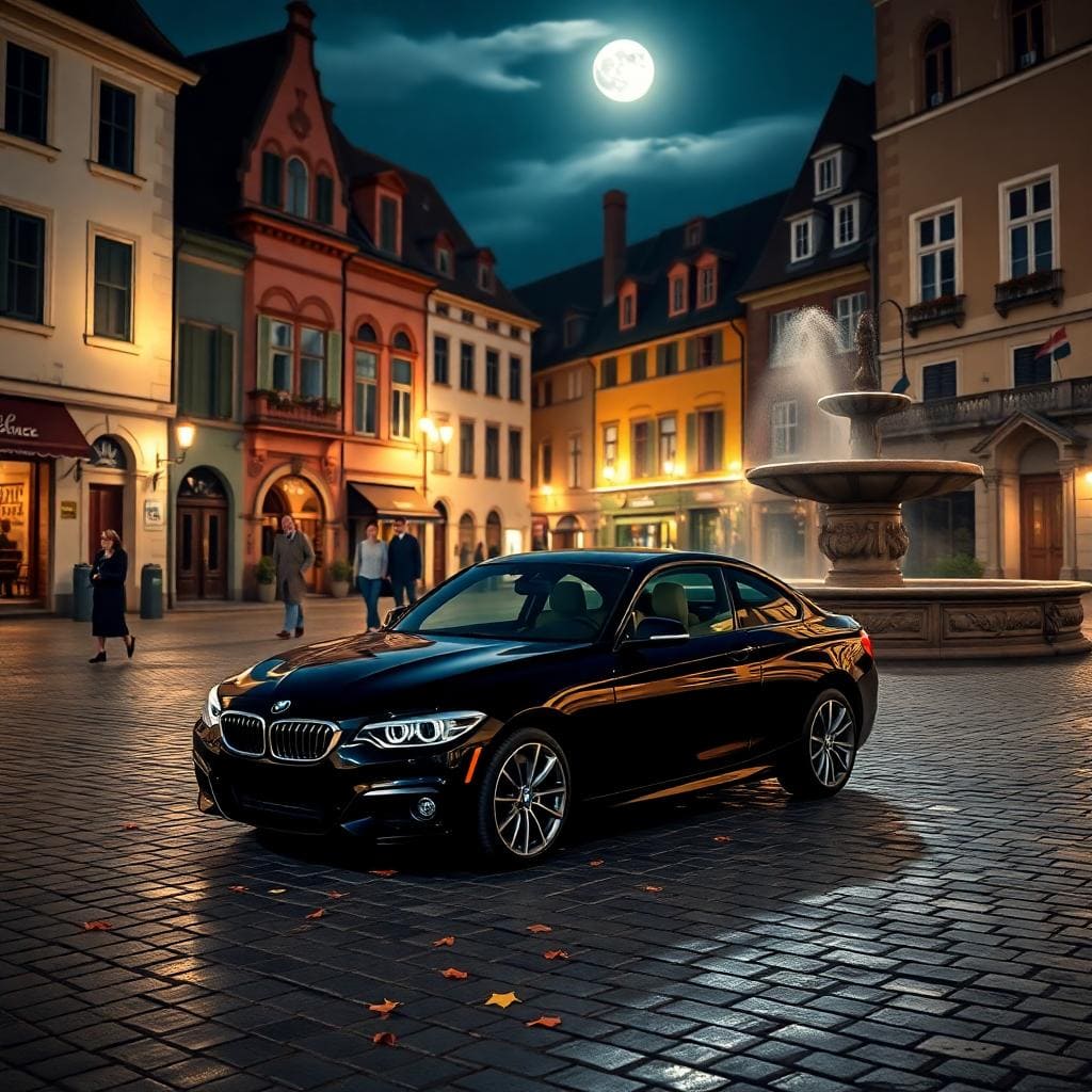 Sleek Black Bmw 228i