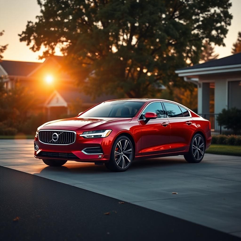 Volvo S90 Metallic Red