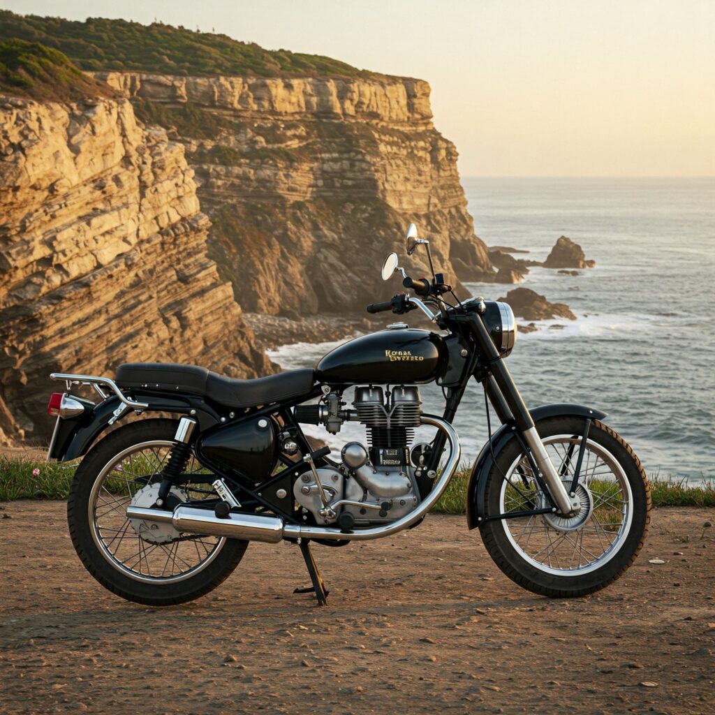 Black royal enfield